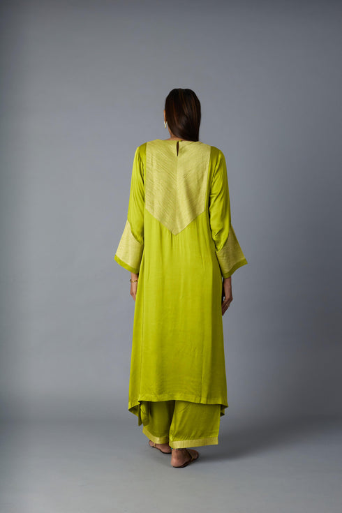 RASNA CO-ORD SET - LIME GREEN