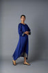 CHAMELI DRESS - ROYAL BLUE  (WITH SLEEVE)