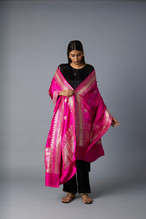 SABAH KALIDAR KURTA SET- BLACK
