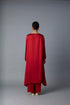 SABAH KALIDAR KURTA SET- DEEP RED