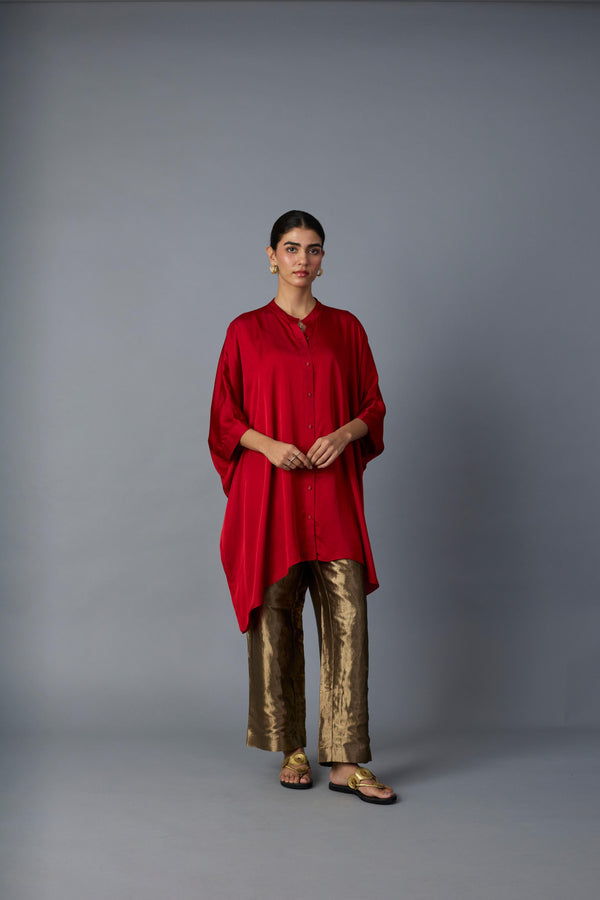ZOHA ANTI  FIT SHIRT RED