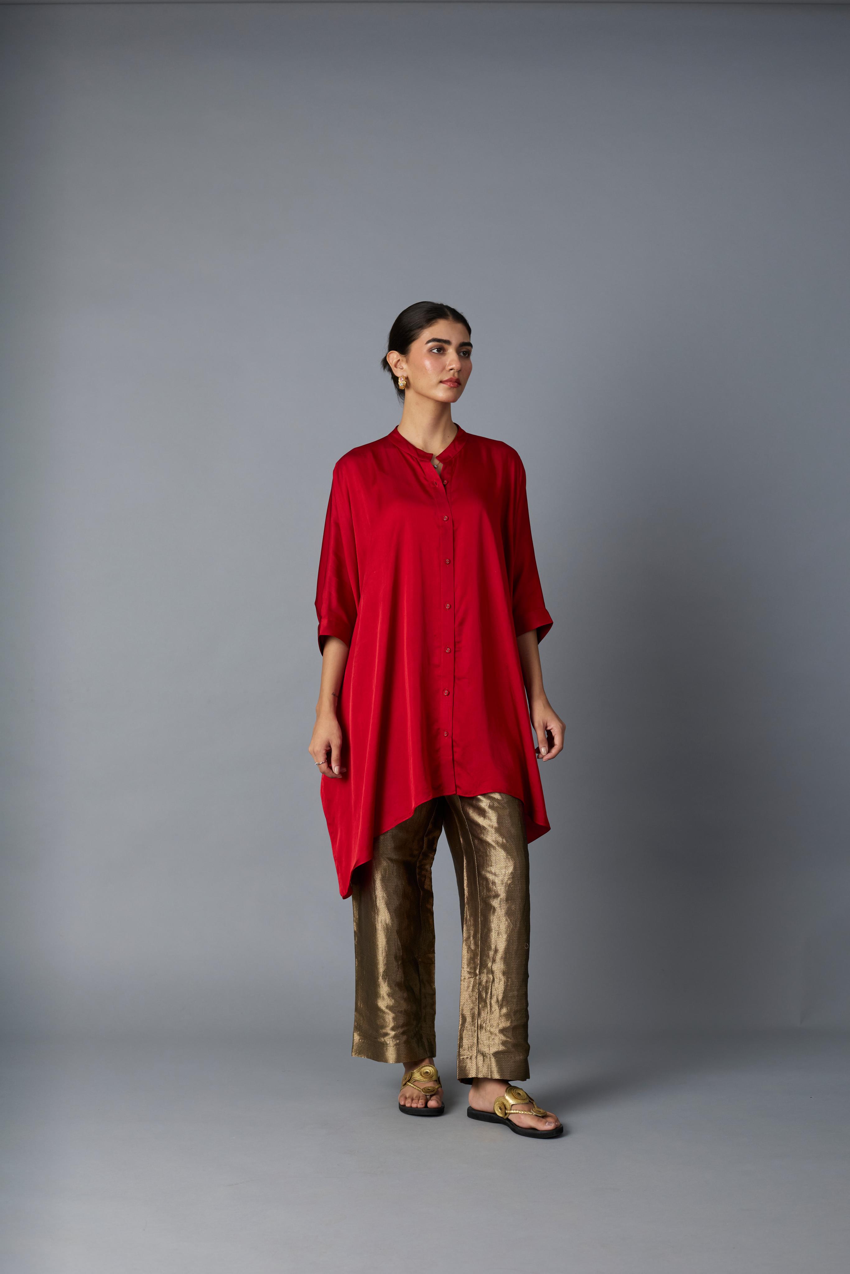 ZOHA ANTI  FIT SHIRT RED