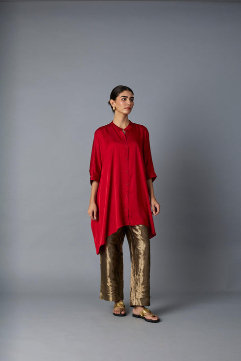 ZOHA ANTI  FIT SHIRT RED