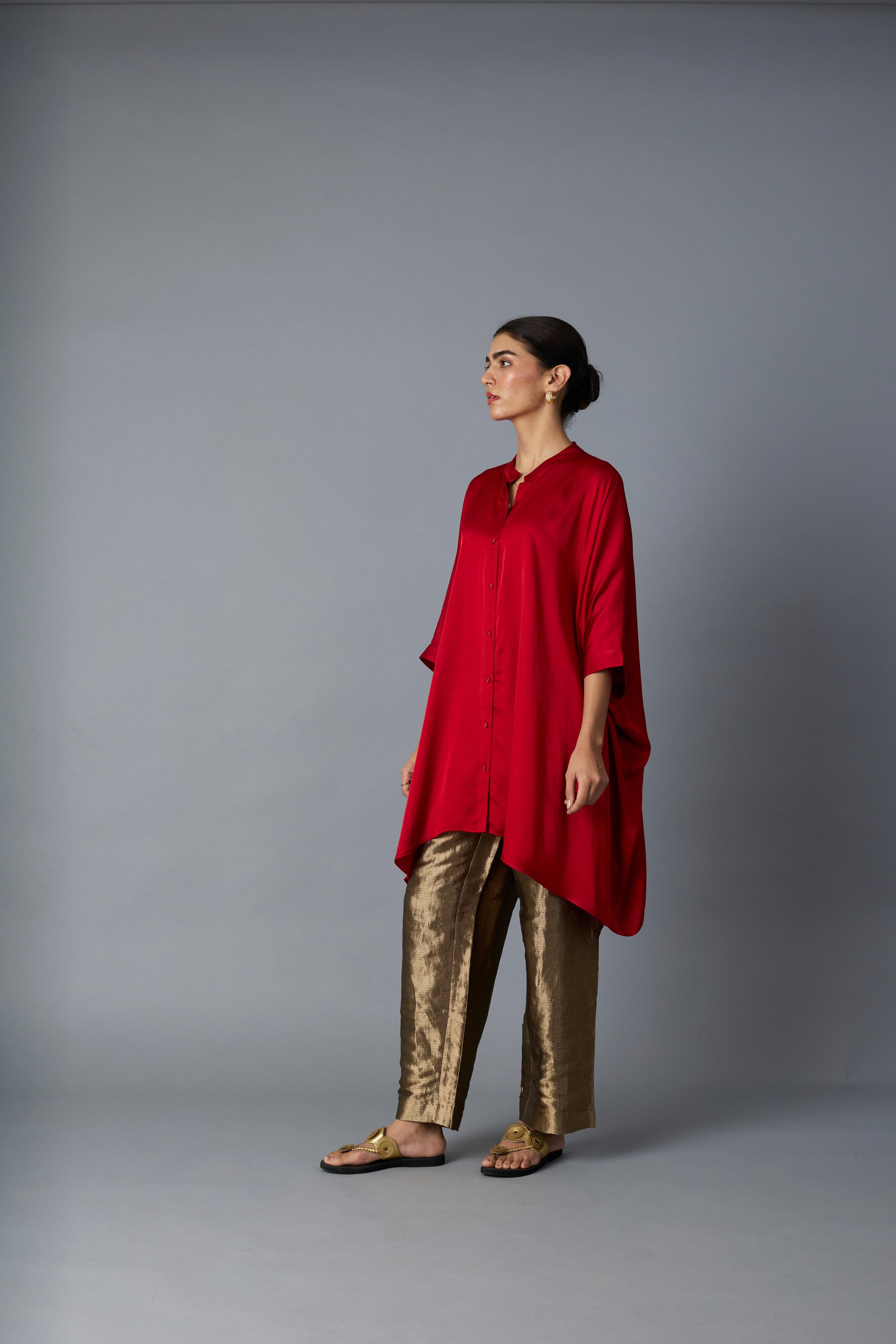 ZOHA ANTI  FIT SHIRT RED
