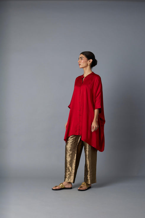 ZOHA ANTI  FIT SHIRT RED