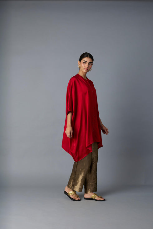 ZOHA ANTI  FIT SHIRT RED