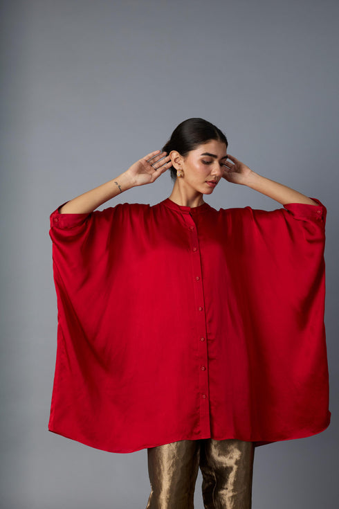 ZOHA ANTI  FIT SHIRT RED