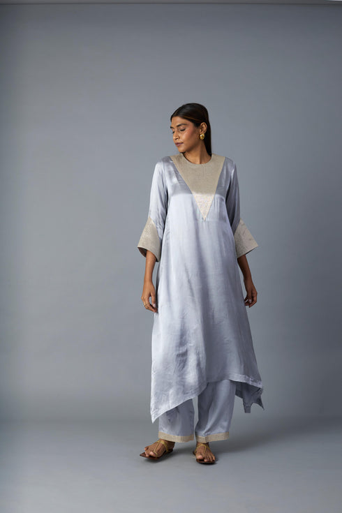 TIKONA CO-ORD SET LIGHT GREY