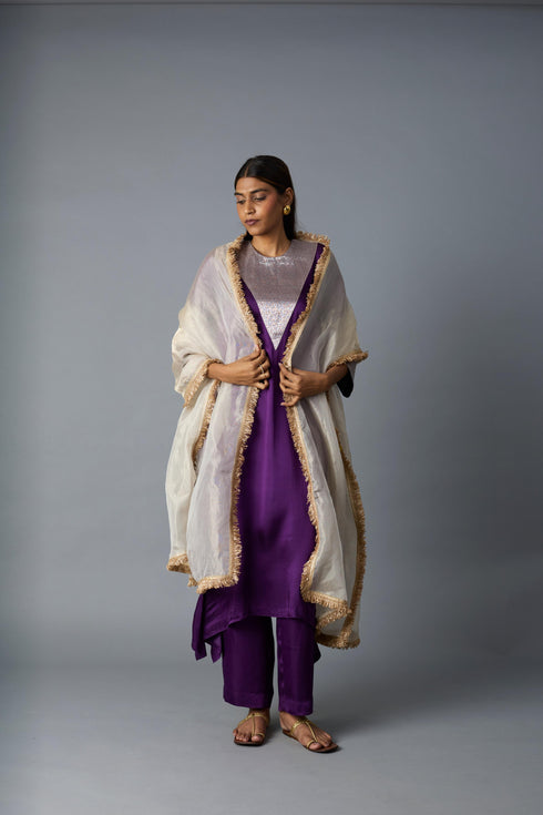 TIKONA CO-ORD SET PURPLE (SET OF TWO)