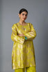 HAZARA CO-ORD SET YELLOW (SET OF TWO )