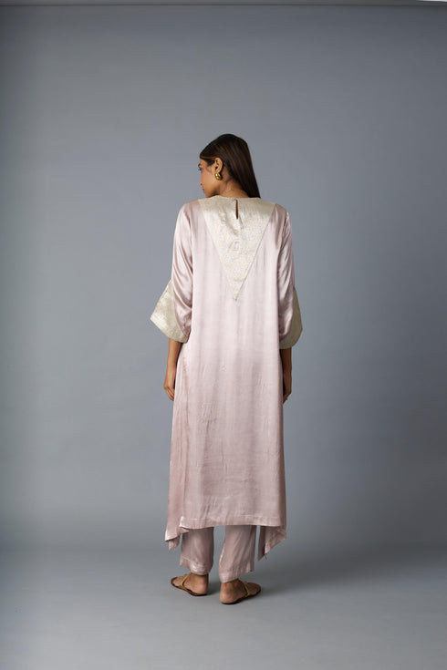 TIKONA CO-ORD SET LIGHT PINK ( SET OF TWO)