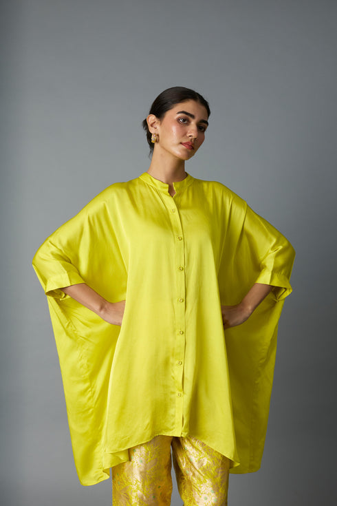 ZOHA ANTI FIT SHIRT LIME