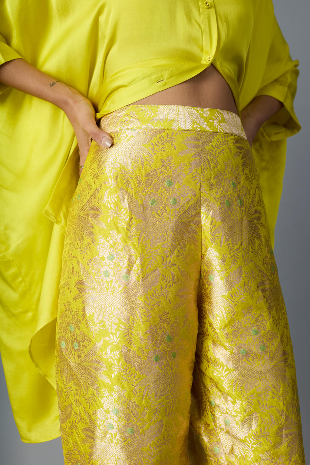 HAZARA PANTS- LIME