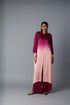 OMBRE CO-ORD SET MAROON (SET OF TWO)