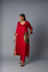 RANGOLI KAFTAN RED  (SET OF TWO)