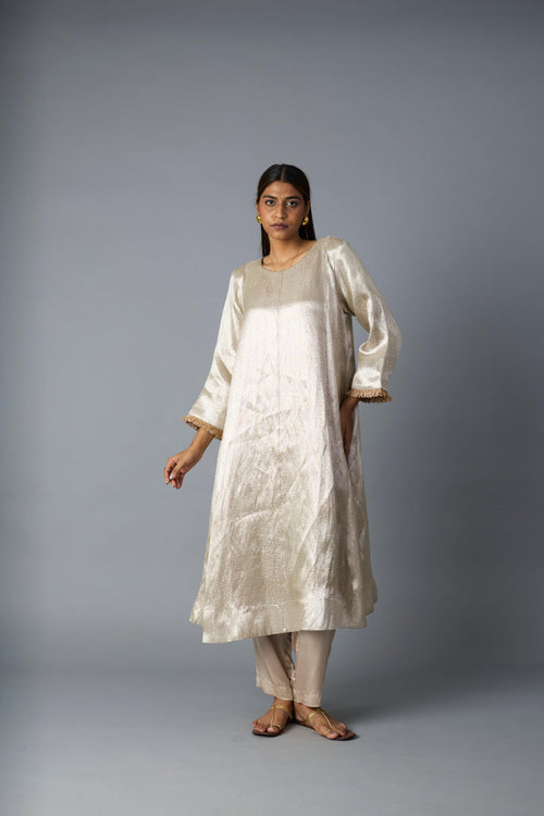 CHAANDI TISSUE  KURTA SET (SET OF TWO)