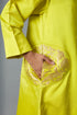 GEET SILK KURTA SET YELLOW (SET OF TWO )