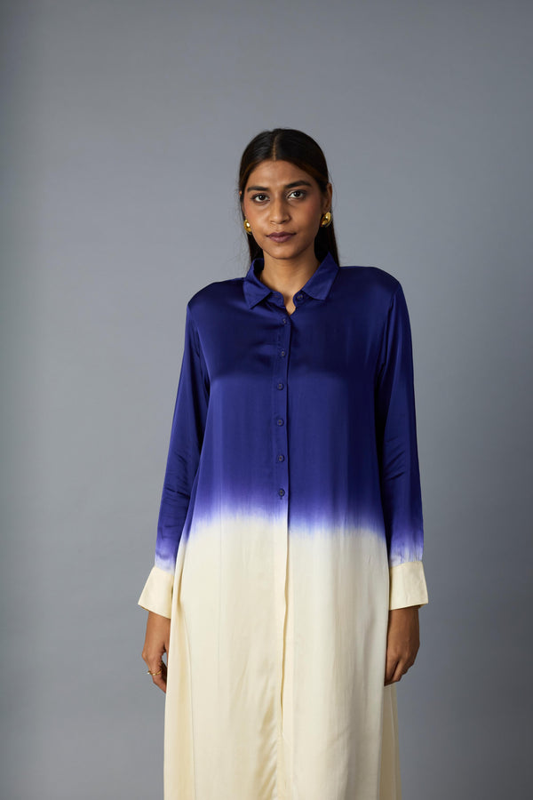 OMBRE CO-ORD SET ROYAL BLUE  (SET OF TWO)