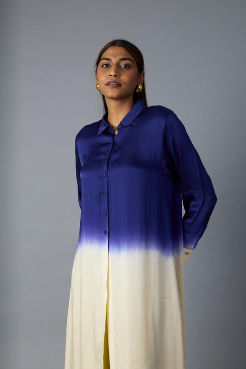 OMBRE CO-ORD SET ROYAL BLUE  (SET OF TWO)