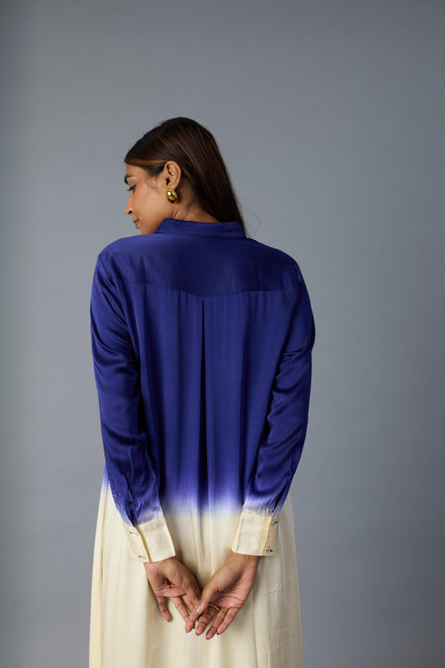 OMBRE CO-ORD SET ROYAL BLUE  (SET OF TWO)