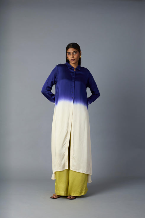 OMBRE CO-ORD SET ROYAL BLUE  (SET OF TWO)