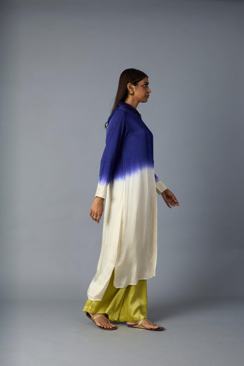 OMBRE CO-ORD SET ROYAL BLUE  (SET OF TWO)