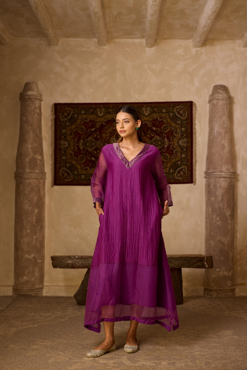 GUL KAFTAN PURPLE