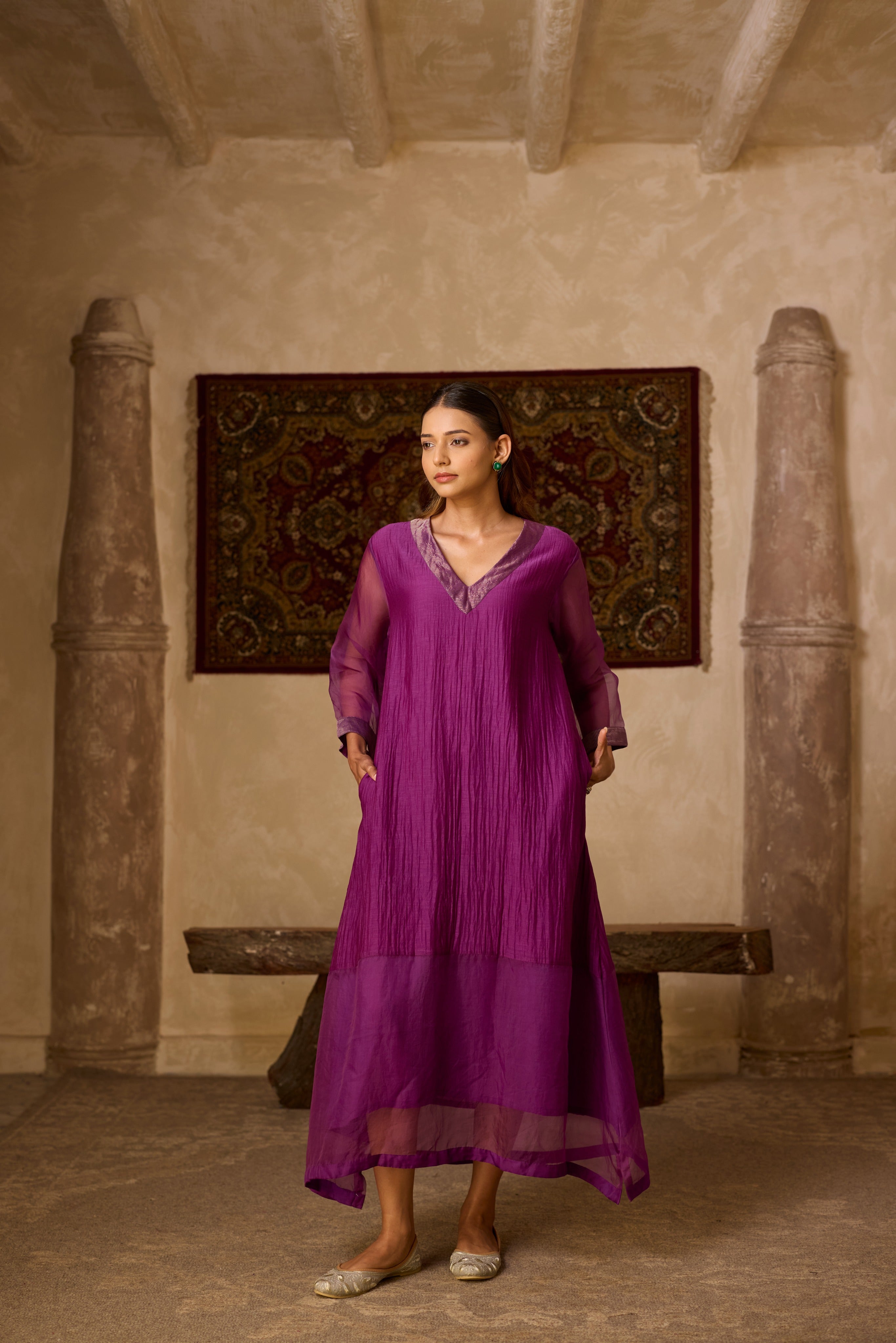 GUL KAFTAN PURPLE
