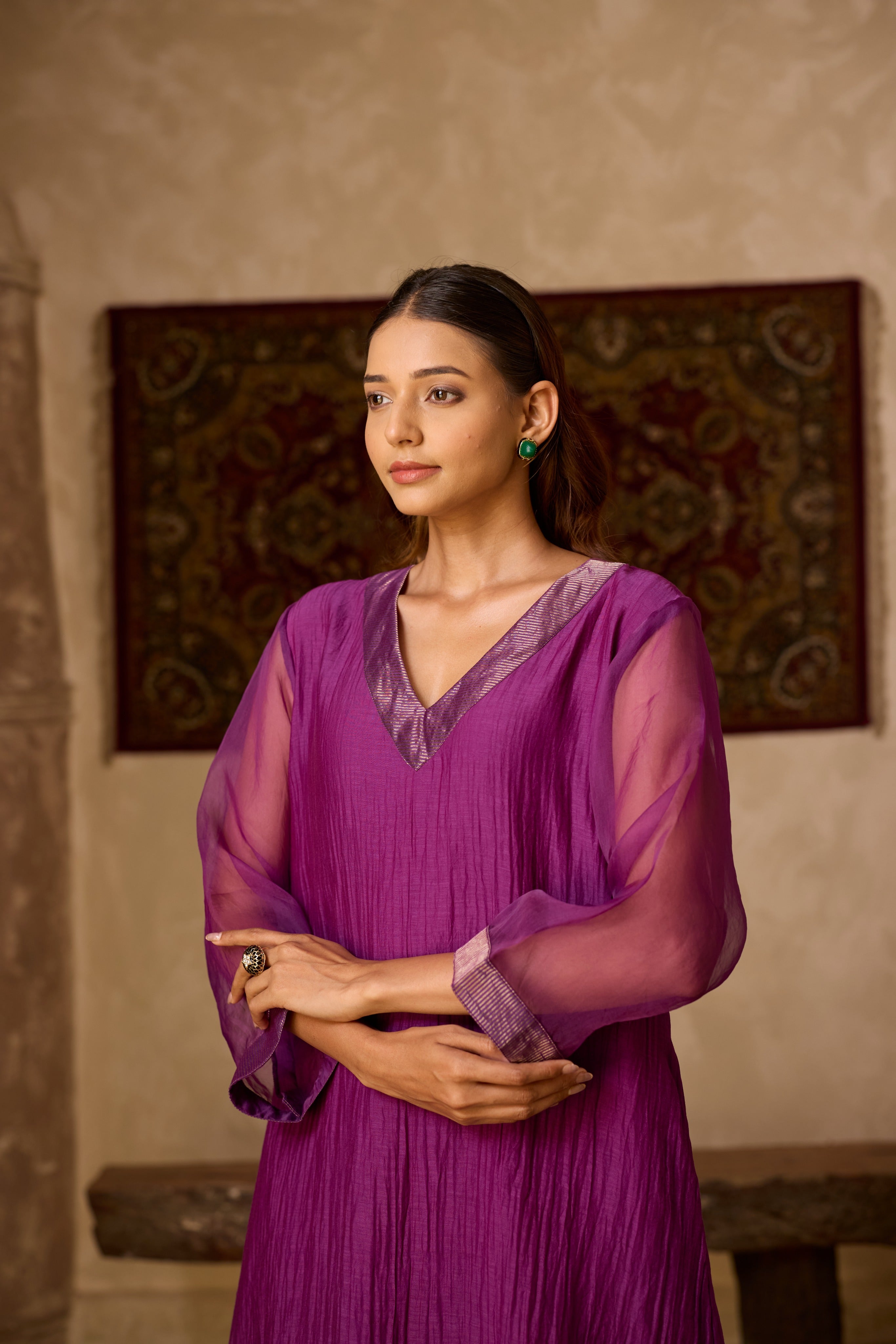 GUL KAFTAN PURPLE