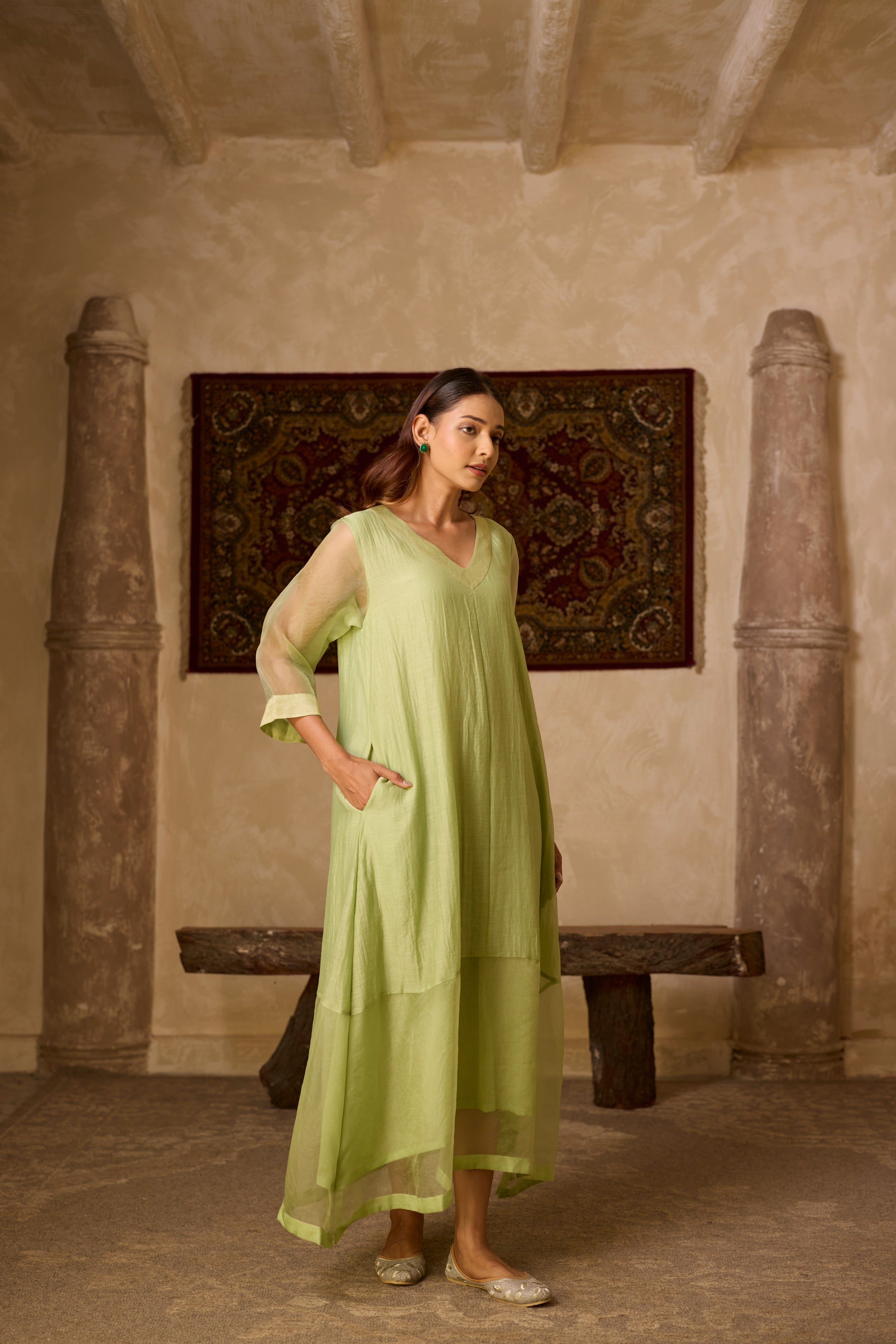 GUL KAFTAN PIST GREEN