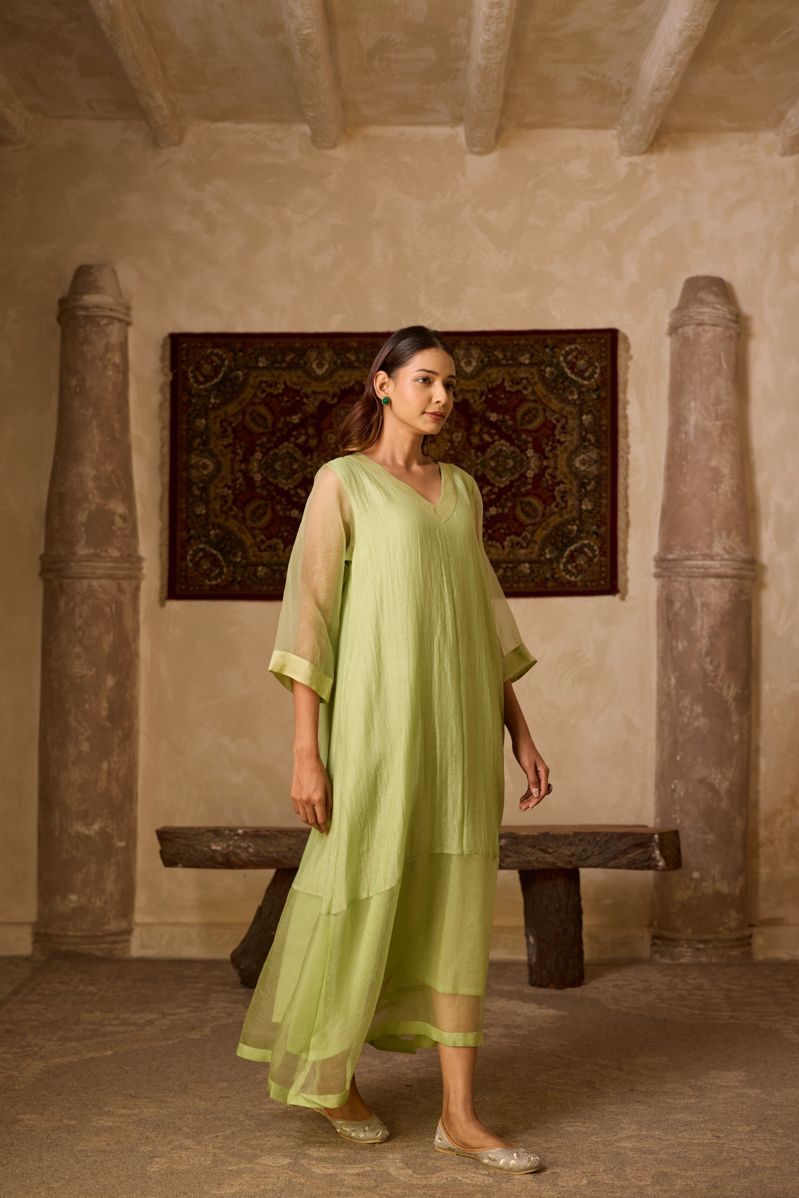 GUL KAFTAN PIST GREEN
