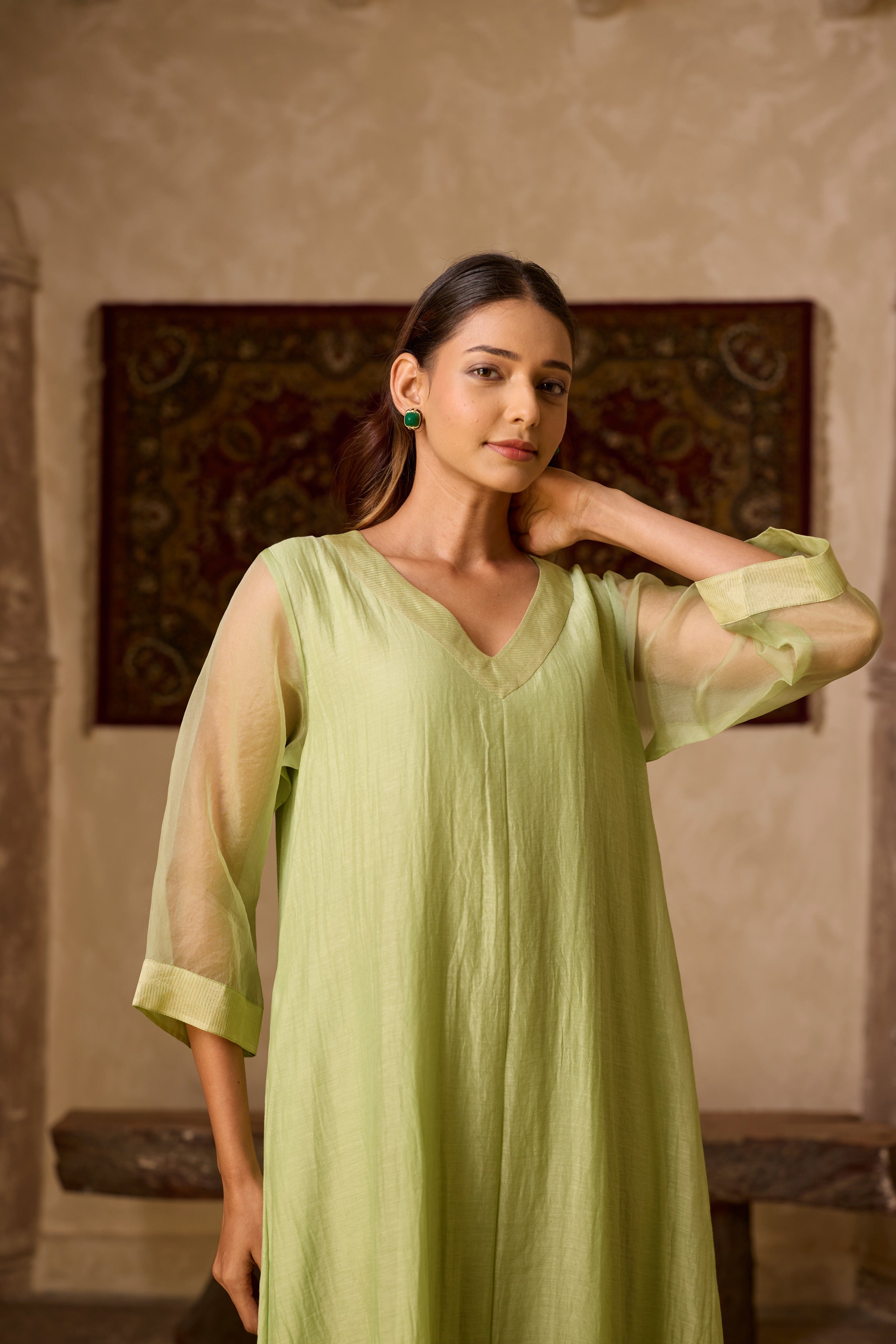GUL KAFTAN PIST GREEN