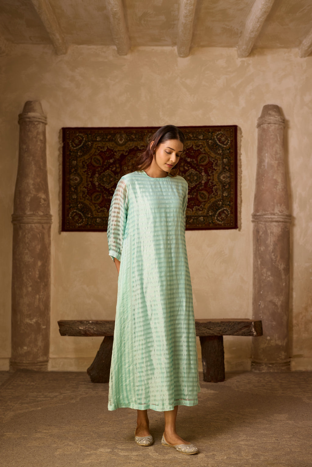 RAJSHRI DRESS ICE BLUE