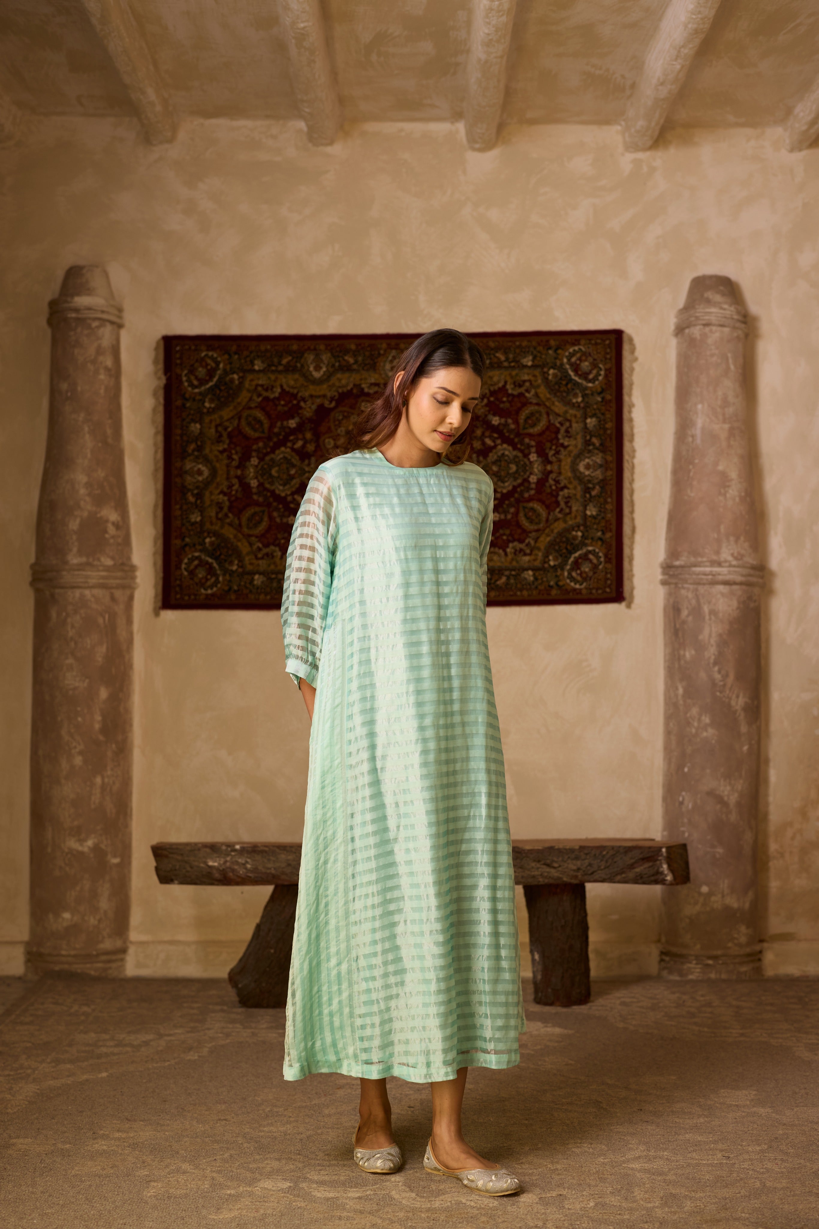 RAJSHRI DRESS ICE BLUE