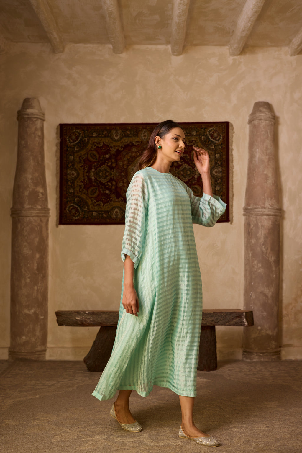 RAJSHRI DRESS ICE BLUE