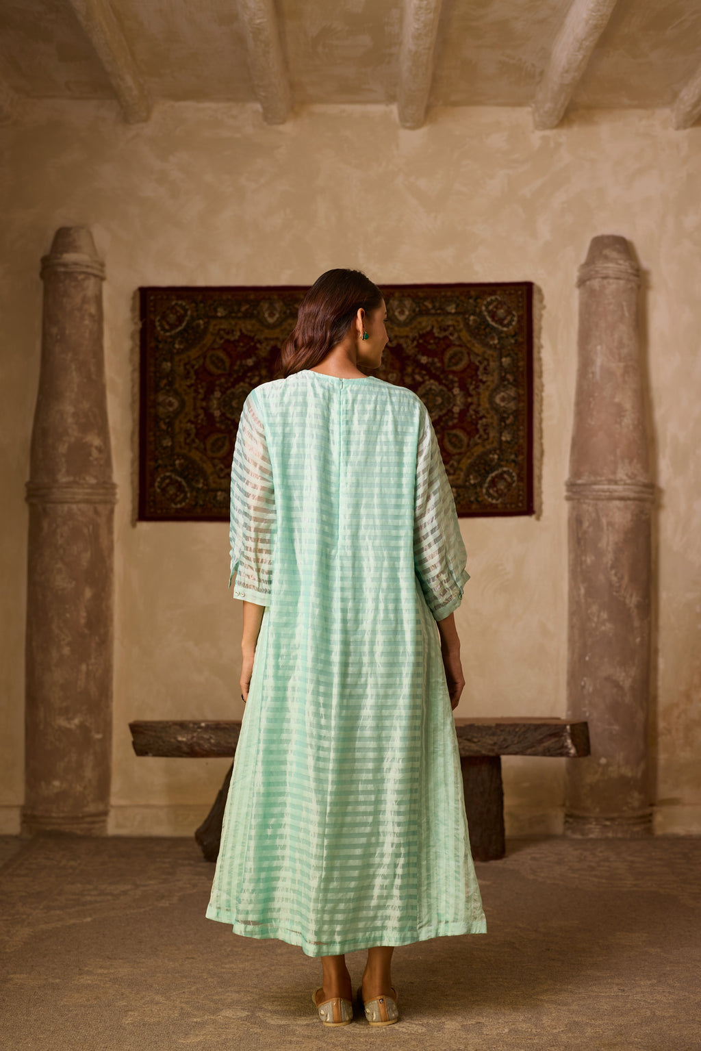 RAJSHRI DRESS ICE BLUE