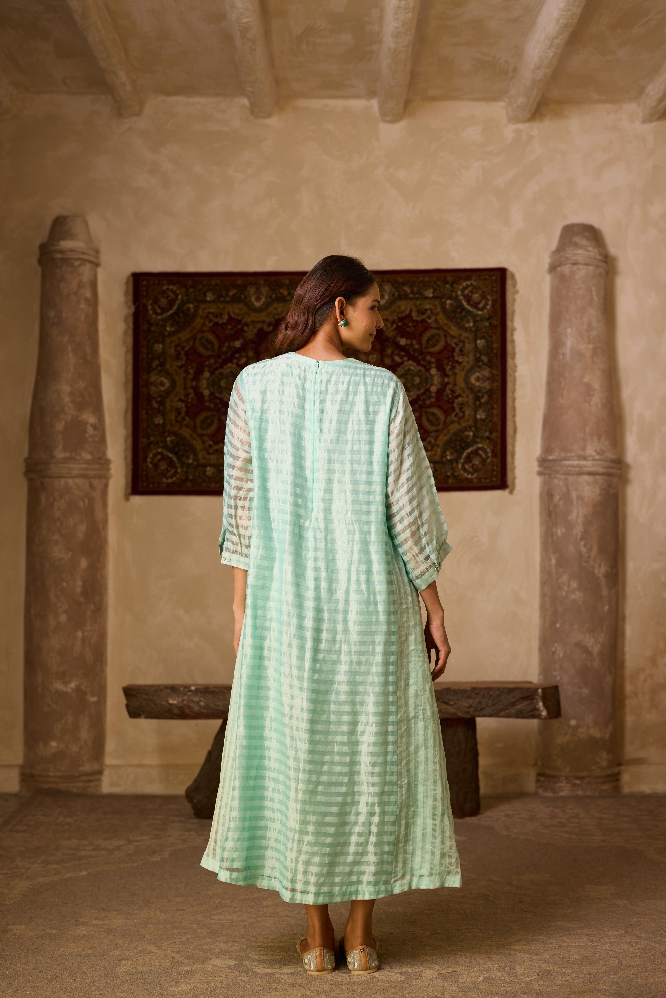 RAJSHRI DRESS ICE BLUE