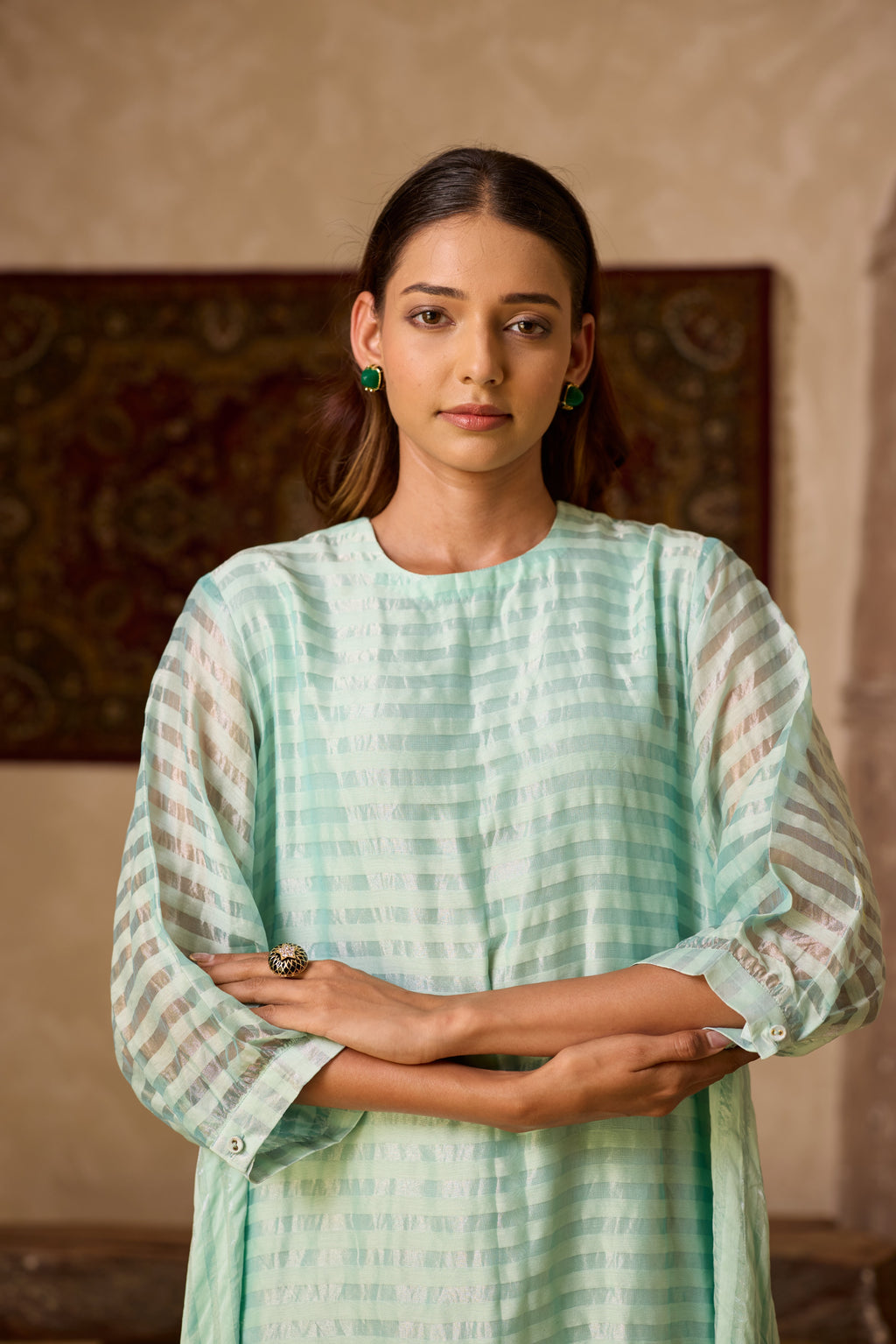 RAJSHRI DRESS ICE BLUE