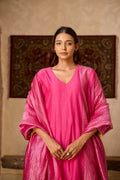 MEHER KURTA SET PINK  (SET OF THREE)