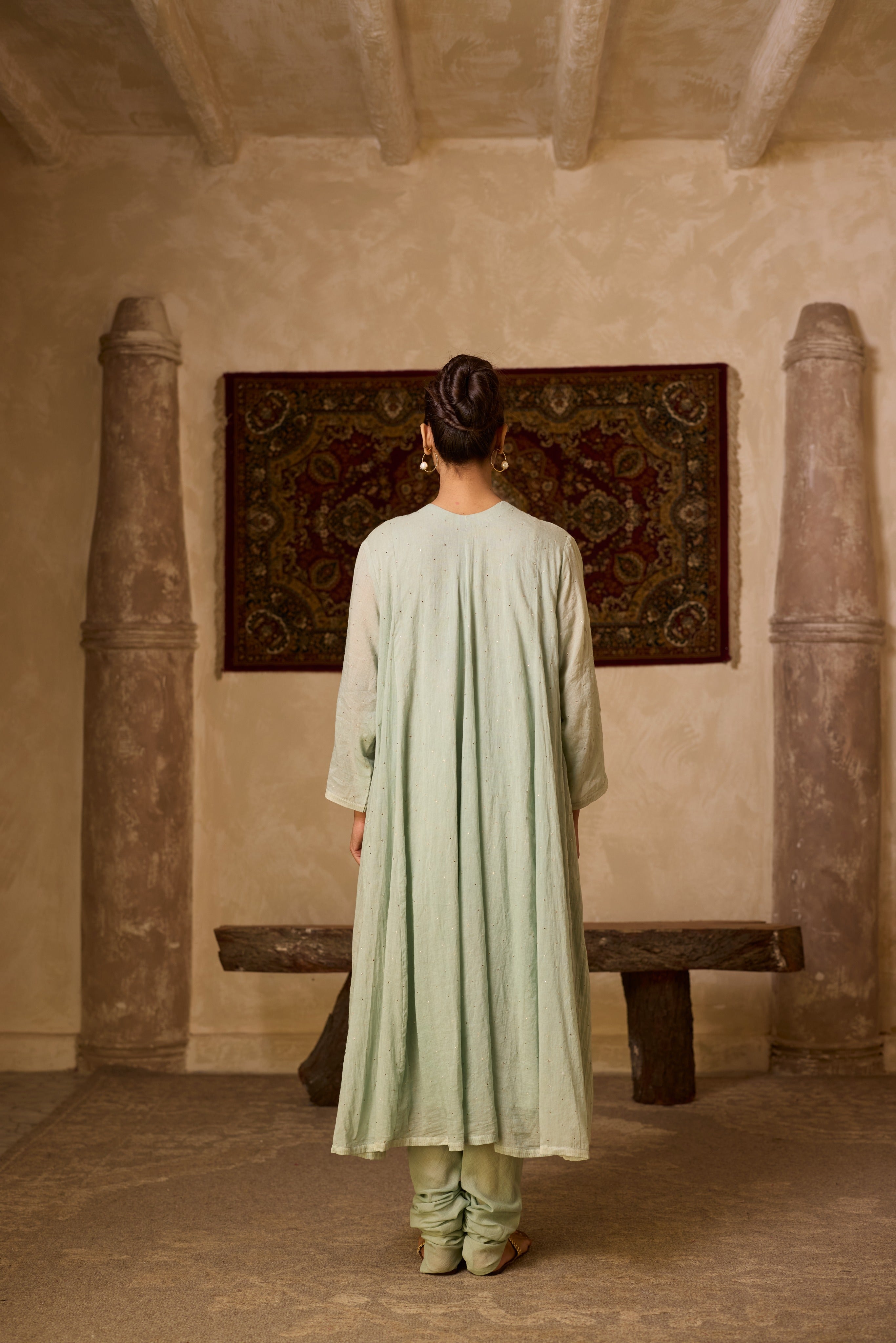 NOOR KALIDAR KURTA SET (SET OF THREE )