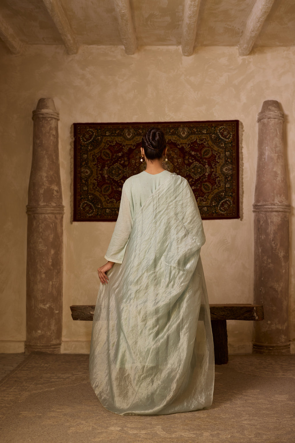 NOOR KALIDAR KURTA SET (SET OF THREE )