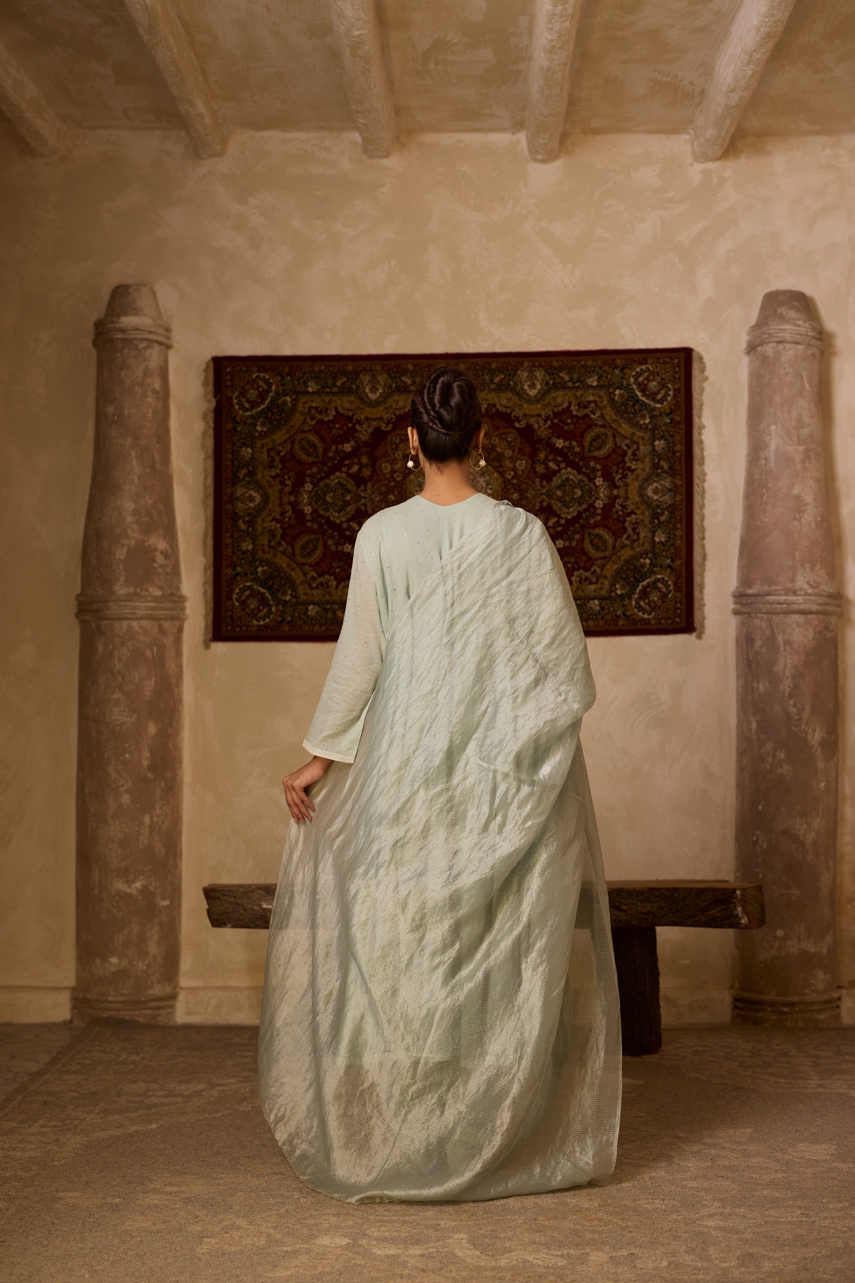 NOOR KALIDAR KURTA SET (SET OF THREE )
