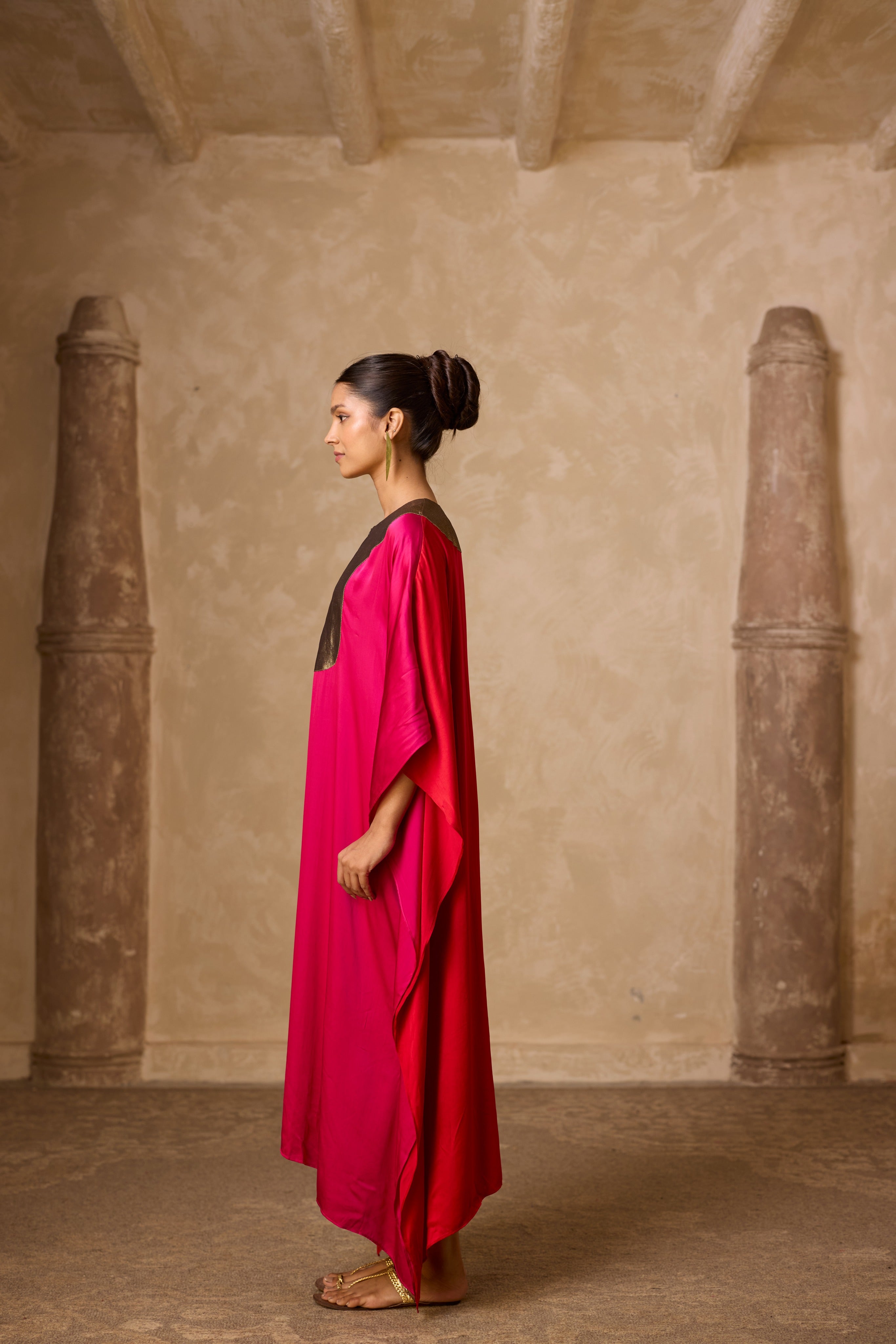 HAAR KAFTAN PINK
