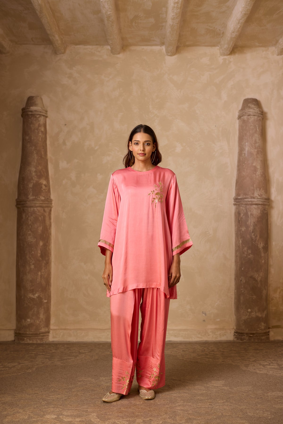 NAAZ FARSHI SET ROSE PINK