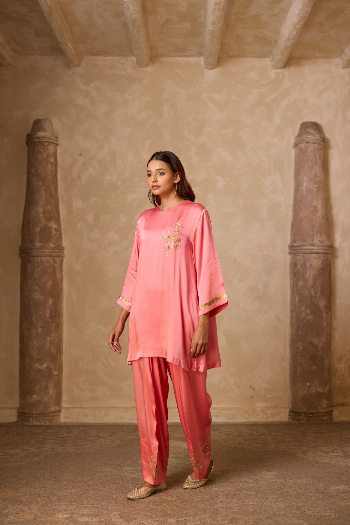 NAAZ FARSHI SET ROSE PINK