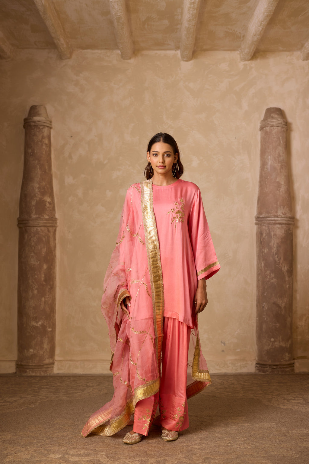 NAAZ FARSHI SET ROSE PINK