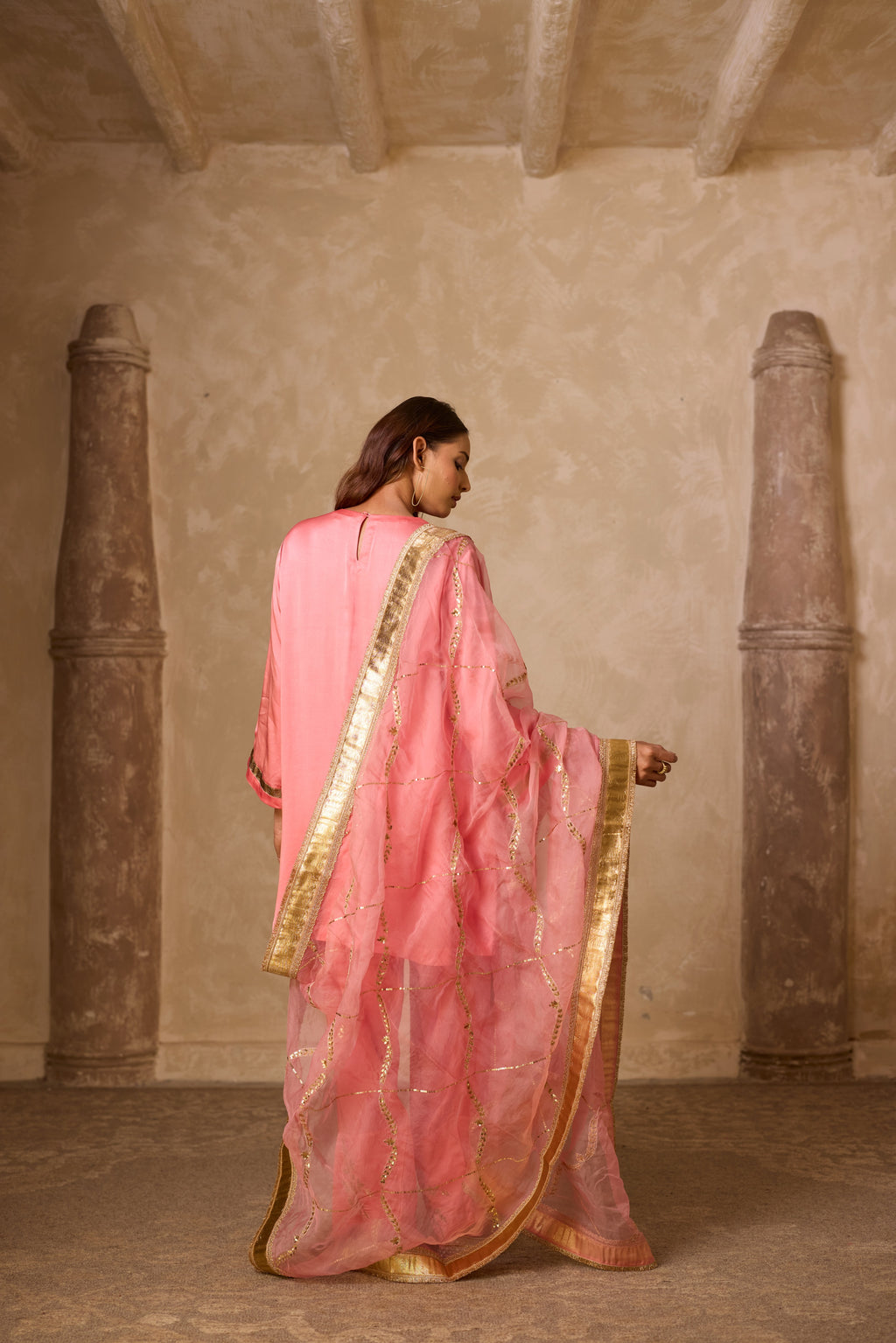 NAAZ FARSHI SET ROSE PINK