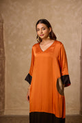 POKET HEENA KAFTAN SET RUST & BLACK
