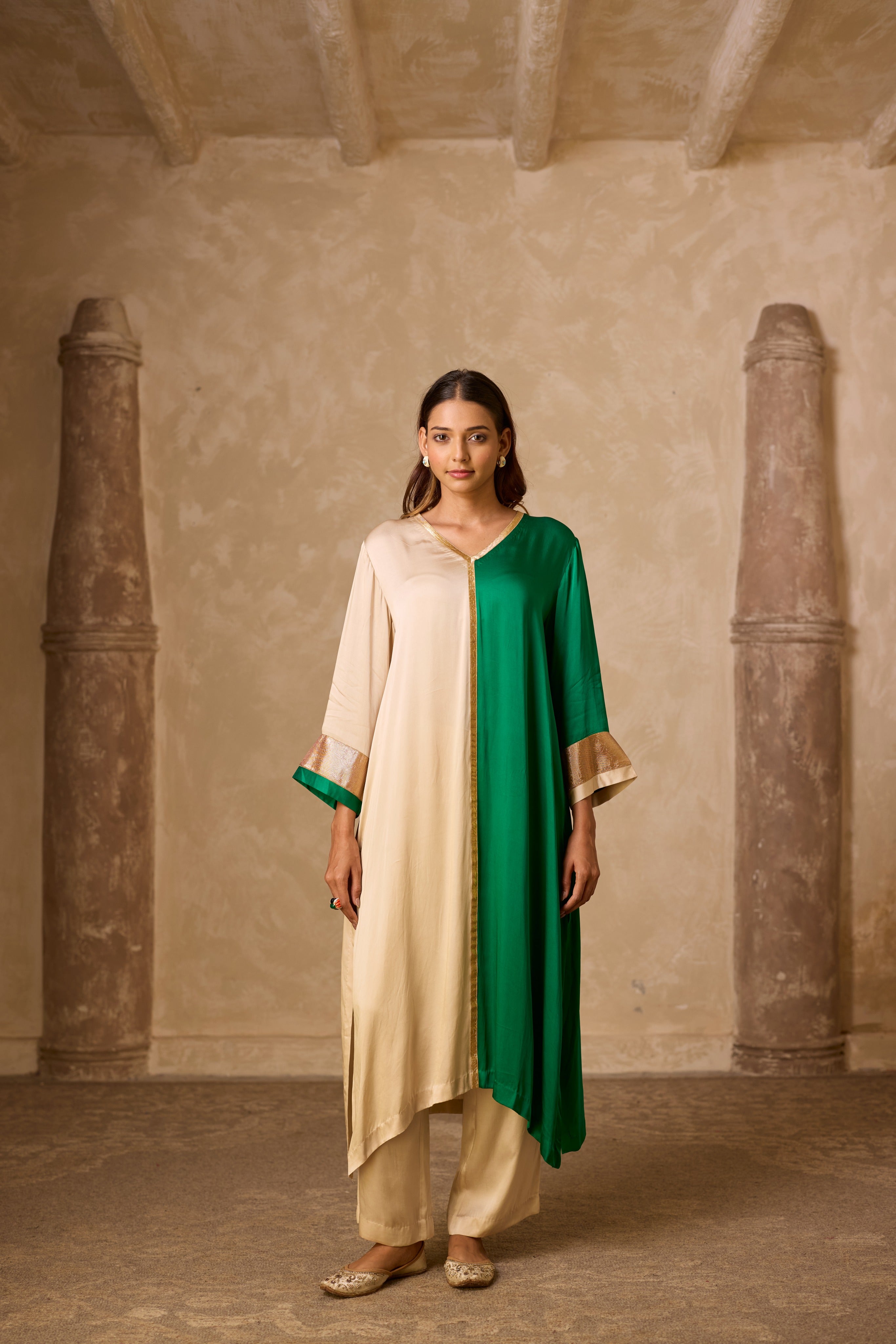 AMALTAS KURTA SET GREEN (SET OF 3)