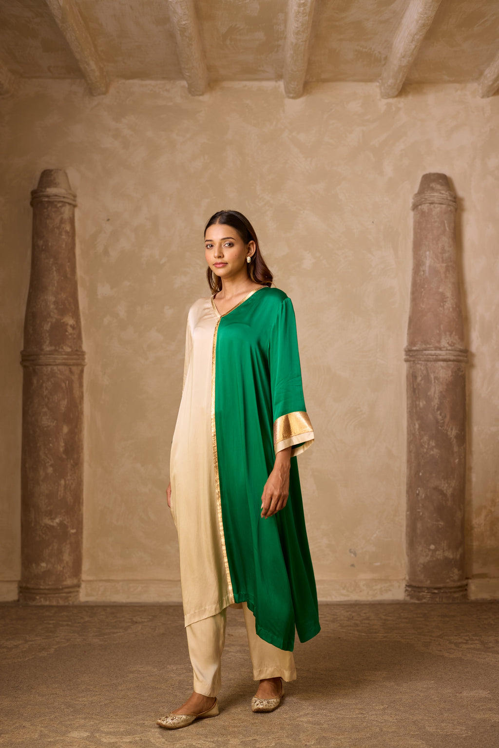 AMALTAS KURTA SET GREEN (SET OF 3)